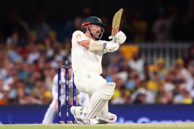 Avustralya Teknik Direktörü Travis, 7 Aralık 2025 'te Avustralya' nın The Gabba, Brisbane Ground, Brisbane, Avustralya 'da Avustralya' ya karşı NRMA Sigorta Külleri Serisi Avustralya 'nın 4. 