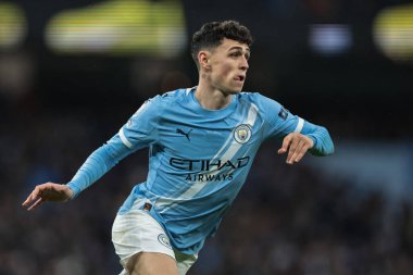 Manchester City 'den Phil Foden Premier League maçı sırasında Etihad Stadyumu' nda Manchester City ile Sunderland karşılaşması, 6 Aralık 2025 