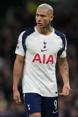 Tottenham Hotspur 'dan Richarlison Premier Lig maçında Tottenham Hotspur, Brentford' a karşı Tottenham Hotspur Stadyumu, Londra, 6 Aralık 202