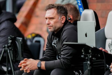 Derby İl Müdürü John Eustace Sky Bet Şampiyonası maçında Derby County, Leicester City 'ye karşı Pride Park Stadyumu, Derby, İngiltere, 6 Aralık 2025 