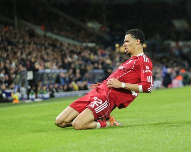 Hugo Ekitike of Liverpool celebrates his goal to make it 0-2 during the Premier League match Leeds United vs Liverpool at Elland Road, Leeds, United Kingdom, 6th December 2025 