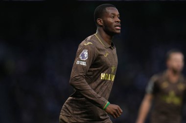 Brentford 'dan Dango Ouattara Premier Lig karşılaşmasında Tottenham Hotspur, Brentford' a karşı Tottenham Hotspur Stadyumu, Londra, 6 Aralık 2025 