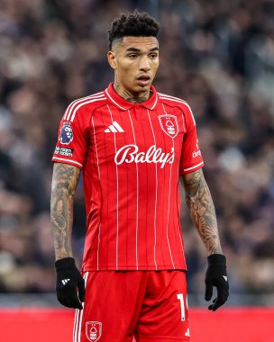 Nottingham Ormanı 'ndan Igor Jesus Premier League maçı sırasında Everton, Nottingham Ormanı' na karşı Hill Dickinson Stadyumu, Liverpool, 6 Aralık 2025 