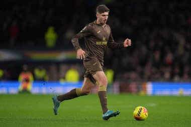 Premier Lig karşılaşmasında Brentford 'dan Vitaly Janelt Tottenham Hotspur ile Brentford arasındaki Tottenham Hotspur Stadyumu, Londra, 6 Aralık 2025 