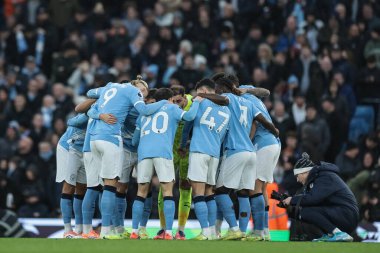 Manchester City, Etihad Stadyumu 'nda 6 Aralık 2025' te oynanan Premier League maçı sırasında Man City tam olarak toplandı.  