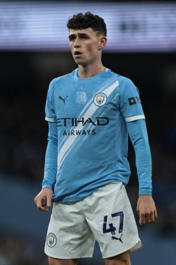 Manchester City - Manchester City maçı sırasında Phil Foden Etihad Stadyumu 'nda, 6 Aralık 2025 