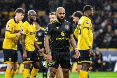 Manchester Untie takımından Bryan Mbeumo, Premier League maçında Wolverhampton Wanderers 'a karşı Molineux, Wolverhampton, İngiltere' de 8 Aralık 2025 'te 