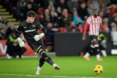 Sheffield kalecisi United Michael Cooper, 9 Aralık 2025 'te Sheffield United Norwich City' e karşı Bramall Lane, Sheffield, Birleşik Krallık 'ta oynanan maçta. 