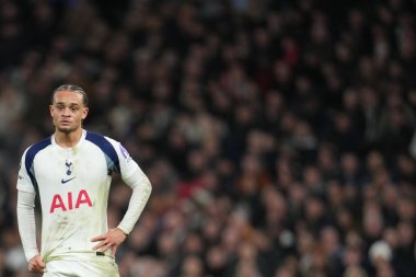 Tottenham Hotspur 'dan Xavi Simons UEFA Şampiyonlar Ligi Maçı sırasında Tottenham Hotspur, Slavia Prag' a karşı Tottenham Hotspur Stadyumu, Londra, İngiltere, 9 Aralık 2025 