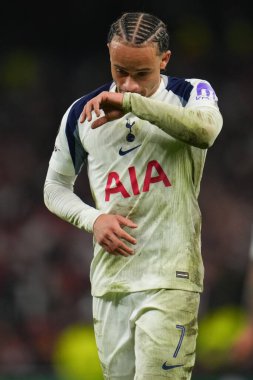 Tottenham Hotspur 'dan Xavi Simons UEFA Şampiyonlar Ligi Maçı sırasında Tottenham Hotspur, Slavia Prag' a karşı Tottenham Hotspur Stadyumu, Londra, İngiltere, 9 Aralık 2025 
