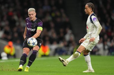 Tomas Holes of Slavia Prague during the UEFA Champions League Matchday 6 of 8 Tottenham Hotspur vs Slavia Prague at Tottenham Hotspur Stadium, London, United Kingdom, 9th December 2025 