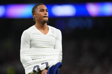 Tottenham Hotspur 'dan Wilson Odobert tam zamanlı olarak UEFA Şampiyonlar Ligi Maçı' nda Tottenham Hotspur, Slavia Prag 'a karşı Tottenham Hotspur Stadyumu, Londra, 9 Aralık 2025 