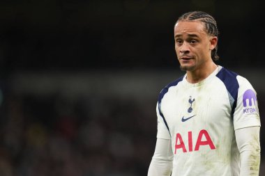 Tottenham Hotspur 'dan Xavi Simons UEFA Şampiyonlar Ligi Maçı sırasında Tottenham Hotspur, Slavia Prag' a karşı Tottenham Hotspur Stadyumu, Londra, İngiltere, 9 Aralık 2025 