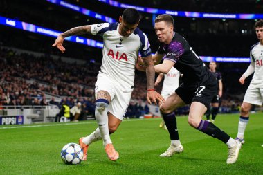 UEFA Şampiyonlar Ligi Maçı sırasında Tottenham Hotspur, Slavia Prag 'a karşı Tottenham Hotspur Stadyumu, Londra, 9 Aralık 2025 