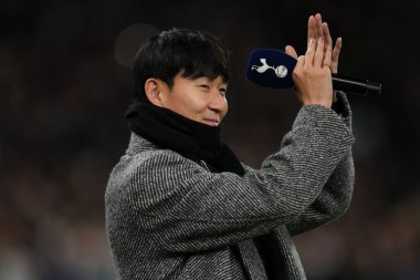Tottenham 'ın eski oyuncusu Hotspur' un oğlu UEFA Şampiyonlar Ligi Maçı 'nın 6. gününde Tottenham Hotspur, Slavia Prag' a karşı Tottenham Hotspur Stadyumu, Londra, İngiltere, 9 Aralık 2025 