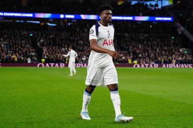 Tottenham Hotspur 'dan Mohammed Kudus UEFA Şampiyonlar Ligi Maçı' nın 6. gününde Tottenham Hotspur, Slavia Prag 'a karşı Tottenham Hotspur Stadyumu, Londra, İngiltere, 9 Aralık 2025 