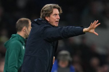 Thomas Frank Tottenham Hotspur 'un UEFA Şampiyonlar Ligi Maçı' nda teknik direktörü Tottenham Hotspur 'a karşı Slavia Prag, Tottenham Hotspur Stadyumu, Londra, İngiltere, 9 Aralık 2025 