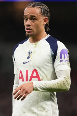 Tottenham Hotspur 'dan Xavi Simons UEFA Şampiyonlar Ligi Maçı sırasında Tottenham Hotspur, Slavia Prag' a karşı Tottenham Hotspur Stadyumu, Londra, İngiltere, 9 Aralık 2025 