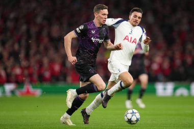 UEFA Şampiyonlar Ligi Maçı sırasında Tottenham Hotspur, Slavia Prag 'a karşı Tottenham Hotspur Stadyumu, Londra, 9 Aralık 2025 