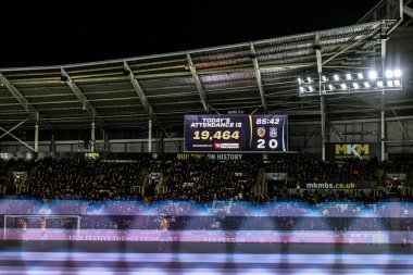 Resmi katılım, 10 Aralık 2025 'te İngiltere' nin Hull şehrindeki MKM Stadyumu 'nda Hull City vs Wrexham maçında 19.464 olarak gösterilmiştir.