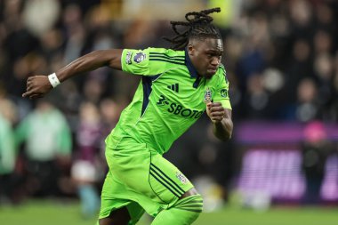 Fulham 'dan Calvin Bassey Premier Lig maçı sırasında Burnley, Fulham' a karşı Turf Moor, Burnley, İngiltere 'de 13 Aralık 2025' te