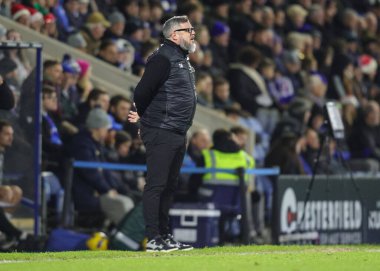 Dean Brennan manager of Barnet during the Sky Bet League 2 match Chesterfield vs Barnet at SMH Group Stadium, Chesterfield, United Kingdom, 13th December 2025