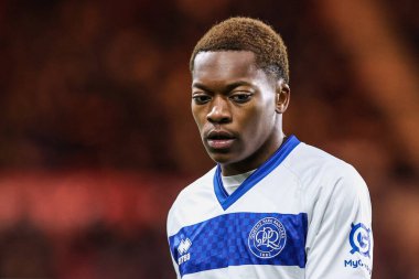 Queens Park Rangers takımından Karamoko Dembele, Middlesbrough - Queens Park Rangers maçı sırasında Riverside Stadyumu, Middlesbrough, Birleşik Krallık, 13 Aralık 2025