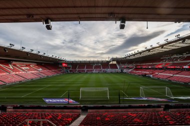 Riverside Stadyumu 'nun, Middlesbrough - Queens Park Rangers maçı öncesinde Riverside Stadyumu, Middlesbrough, Birleşik Krallık, 13 Aralık 2025