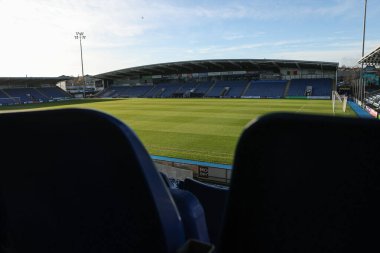 13 Aralık 2025 'te Chesterfield, Chesterfield' daki SMH Group Stadyumu 'nda oynanan Sky Bet 2 karşılaşması öncesinde SMH Group Stadyumu' nun genel görünümü