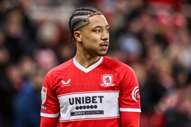 Middlesbrough 'dan Samuel Silvera Gök İddia Şampiyonası' nda Middlesbrough, Queens Park Rangers 'a karşı Riverside Stadyumu, Middlesbrough, Birleşik Krallık, 13 Aralık 2025