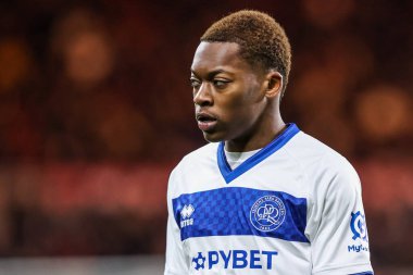 Queens Park Rangers takımından Karamoko Dembele, Middlesbrough - Queens Park Rangers maçı sırasında Riverside Stadyumu, Middlesbrough, Birleşik Krallık, 13 Aralık 2025