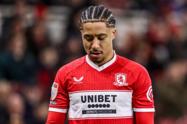 Middlesbrough 'dan Samuel Silvera Gök İddia Şampiyonası' nda Middlesbrough, Queens Park Rangers 'a karşı Riverside Stadyumu, Middlesbrough, Birleşik Krallık, 13 Aralık 2025