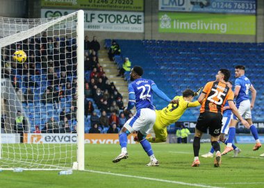 Chesterfield 'dan Lee Bonis, 13 Aralık 2025' te Chesterfield, Chesterfield, İngiltere 'deki SMH Group Stadyumu' nda oynanan Sky Bet 2 maçında 2-0 berabere kaldı.