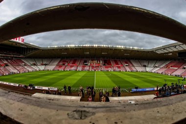 Premier Lig karşılaşması öncesinde Sunderland - Newcastle United Stadyumu, Sunderland, İngiltere, 14 Aralık 2025