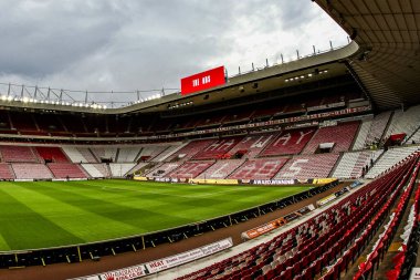 Premier Lig karşılaşması öncesinde Sunderland - Newcastle United Stadyumu, Sunderland, İngiltere, 14 Aralık 2025