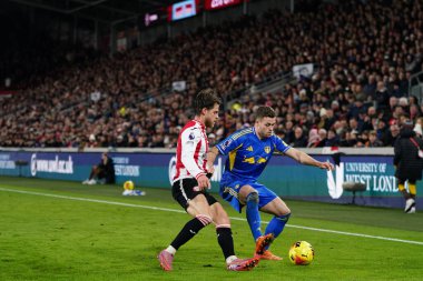 Premier Lig maçı sırasında Brentford, Leeds United 'a karşı Gtech Community Stadyumu, Londra, Birleşik Krallık, 14 Aralık 2025