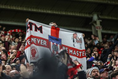 Sunderland taraftarları zaferi 14 Aralık 2025 'te İngiltere' nin Sunderland-Newcastle United stadyumunda oynanan Premier League karşılaşmasında kutladılar.