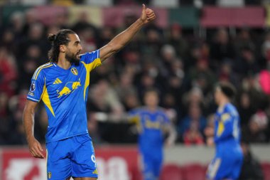 Leeds United takımından Dominic Calvert-Lewin Premier League maçında Brentford, Leeds United 'a karşı Gtech Community Stadyumu, Londra, 14 Aralık 2025