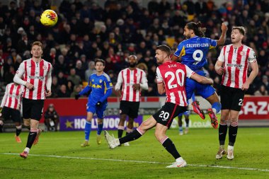 Leeds United 'dan Dominic Calvert-Lewin Premier Lig karşılaşmasında 1-1 öne geçiyor Brentford - Leeds United, The Gtech Community Stadyumu, Londra, Birleşik Krallık, 14 Aralık 2025