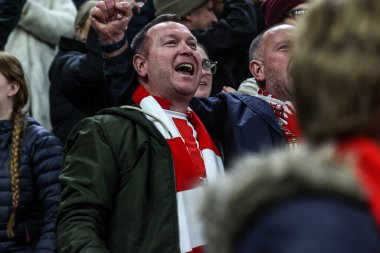 Sunderland taraftarları zaferi 14 Aralık 2025 'te İngiltere' nin Sunderland-Newcastle United stadyumunda oynanan Premier League karşılaşmasında kutladılar.