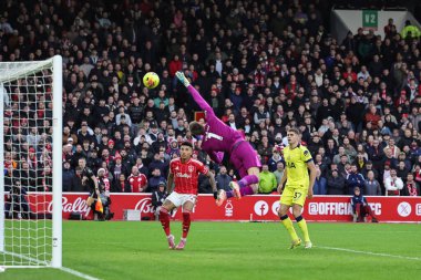 Nottingham Ormanı 'ndan Callum Hudson-Odoi Premier Lig maçında Nottingham Forest Tottenham Hotspur' a karşı 14 Aralık 2025 'te oynanan City Ground, Nottingham, İngiltere maçında 2-0 berabere kaldı.