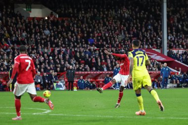 Ibrahim Sangare of Nottingham Forest scores to make it 3-0 during the Premier League match Nottingham Forest vs Tottenham Hotspur at City Ground, Nottingham, United Kingdom, 14th December 2025