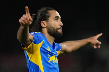 Leeds United takımından Dominic Calvert-Lewin, Premier League karşılaşmasında 1-1 eşitliği kutluyor Brentford - Leeds United Gtech Community Stadyumu, Londra, İngiltere, 14 Aralık 2025