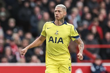 Tottenham Hotspur 'dan Richarlison Premier Lig maçı sırasında Nottingham Forest Tottenham Hotspur' a karşı City Ground, Nottingham, İngiltere, 14 Aralık 2025