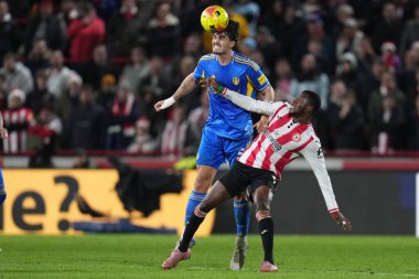 Leeds United takımından Pascal Struijk, 14 Aralık 2025 'te Londra' daki Gtech Community Stadyumu 'nda oynanan Premier League karşılaşmasını kazandı.