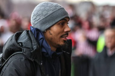 Sunderland 'dan Wilson Isidor, 14 Aralık 2025' te İngiltere 'nin Sunderland-Newcastle United stadyumunda oynanan Premier League maçı sırasında geldi.