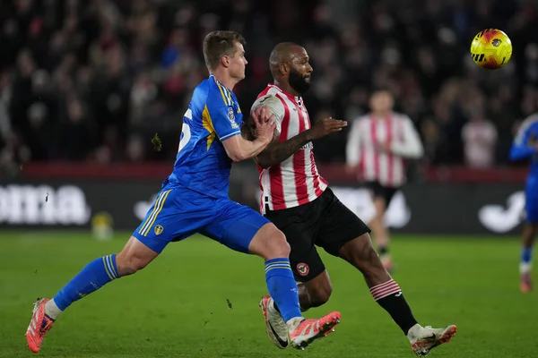 Premier Lig maçı sırasında Brentford, Leeds United 'a karşı Gtech Community Stadyumu, Londra, Birleşik Krallık, 14 Aralık 2025