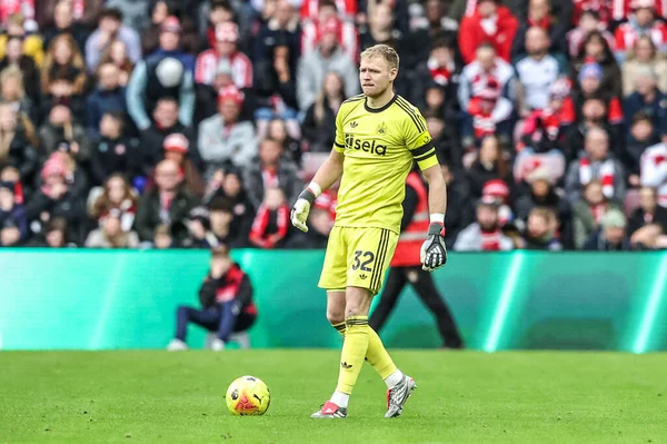 Newcastle United kalecisi Aaron Ramsdale Premier League maçında Sunderland - Newcastle United Stadyumu, Sunderland, Birleşik Krallık, 14 Aralık 2025