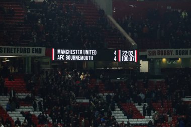 Manchester United, Old Trafford, Manchester, İngiltere 'de oynanan Premier League maçında skor 4-4 sona erdi.