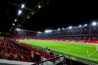 Old Trafford 'un Premier League maçı sırasında Manchester United' a karşı Bournemouth maçının genel görünümü, Old Trafford, Manchester, İngiltere, 15 Aralık 2025